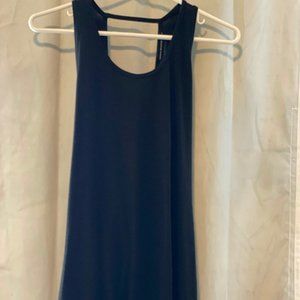 Essence Tie Back Tank Black